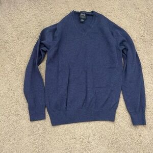 Navy Jos A Bank sweater Size M